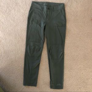 Green hiking pants
